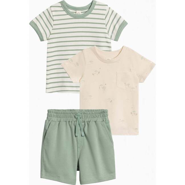 Organic 3 Piece Boys Summer Bundle Jade