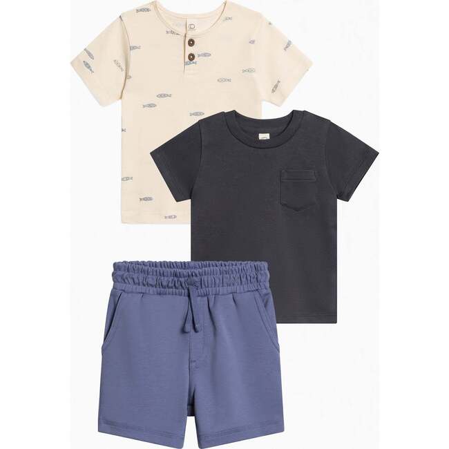 Organic 3 Piece Boys Summer Bundle Marino