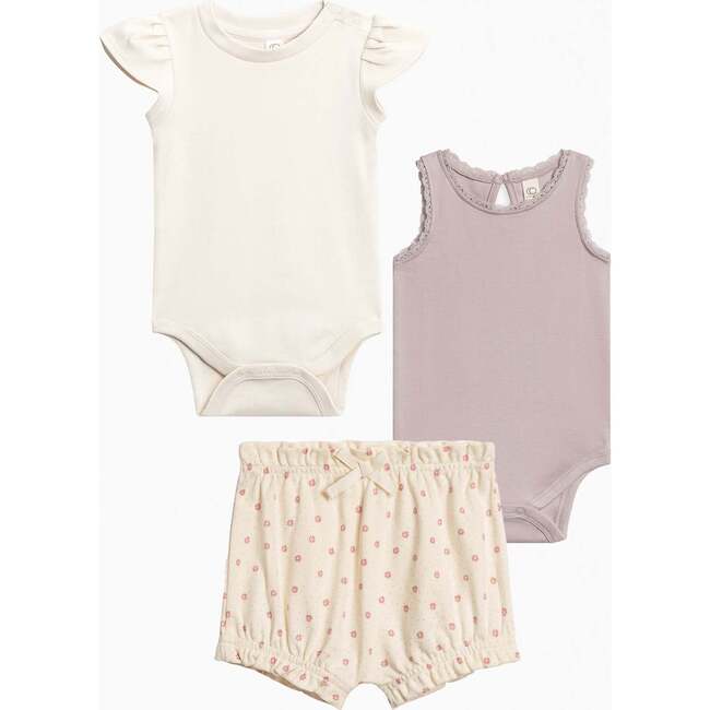 3-Piece Organic Baby Girls Summer Bundle Carla Floral