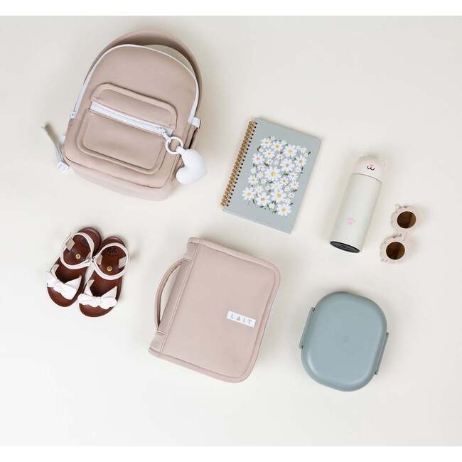 The Egg Bag - Little Backpack, Beige - Backpacks - 5