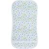 Blue Vines Print Burp Cloth - Burp Cloths - 1 - thumbnail