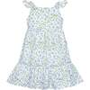 Blue Vines Woven Summer Dress - Dresses - 2