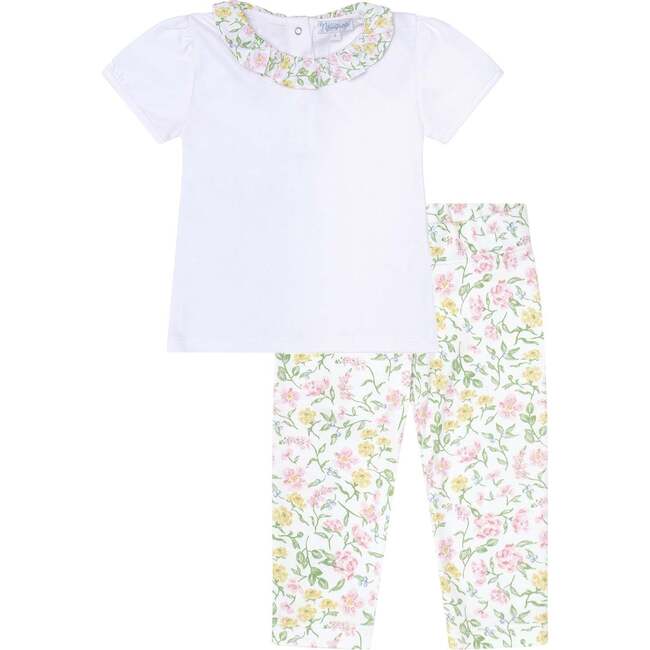 Berry Wildflowers Tee-Leggings Set