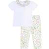 Berry Wildflowers Tee-Leggings Set - Mixed Apparel Set - 1 - thumbnail