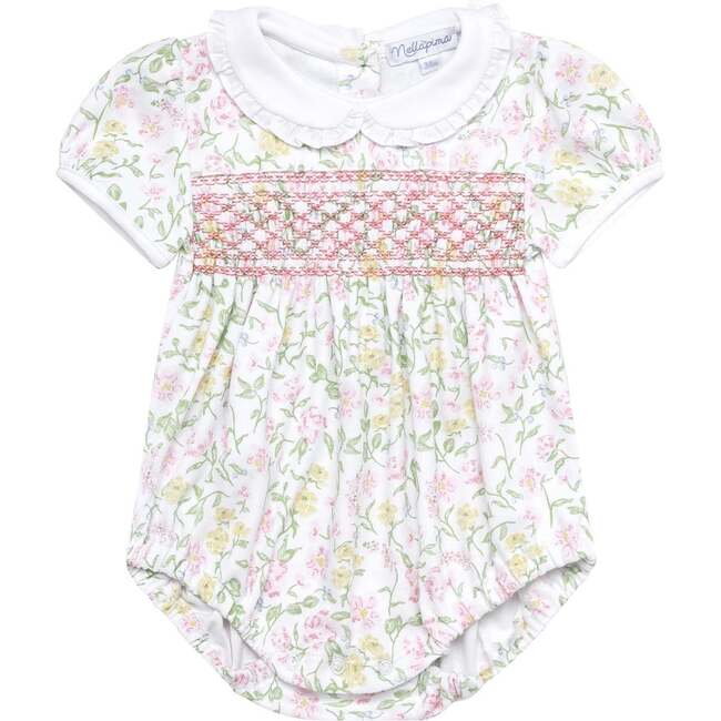Berry Wildflowers Smocked Bubble