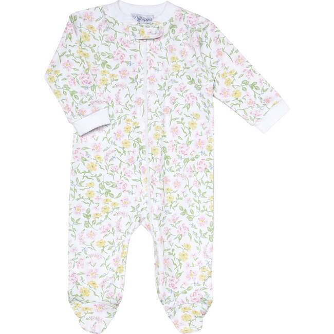 Berry Wildflowers Zipper Footie
