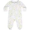 Berry Wildflowers Crossover Footie - Footie Pajamas - 2