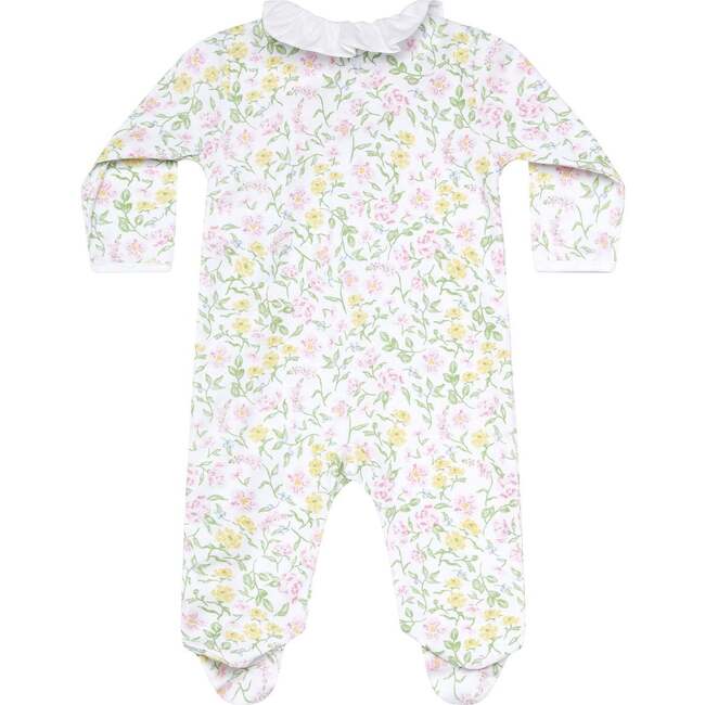 Berry Wildflowers Crossover Footie - Footie Pajamas - 3