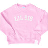 Lil Sis Sweatshirt, Pink - Sweatshirts - 1 - thumbnail