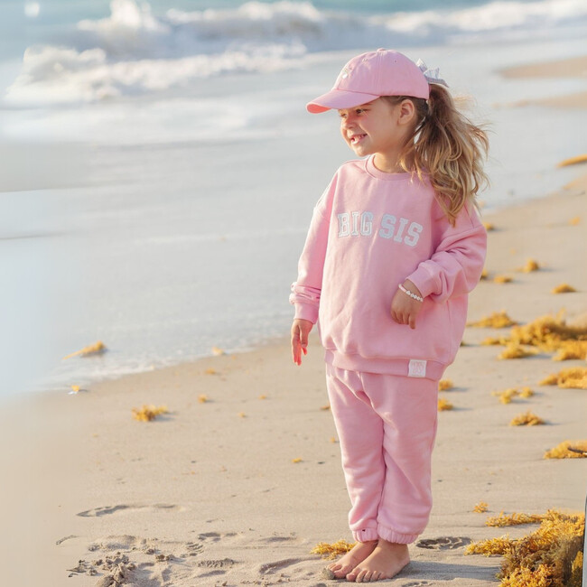 Big Sis Sweatshirt, Pink - Sweatshirts - 2