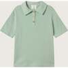 Sea Foam Jacquard Baby Polo - Polo Shirts - 1 - thumbnail