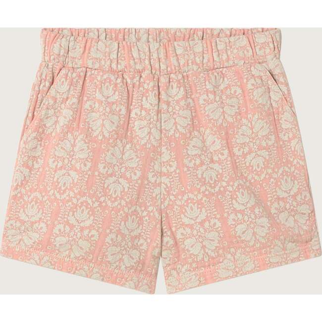 Pink Vintage Wallpaper Baby Shorts