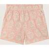 Pink Vintage Wallpaper Baby Shorts - Shorts - 1 - thumbnail