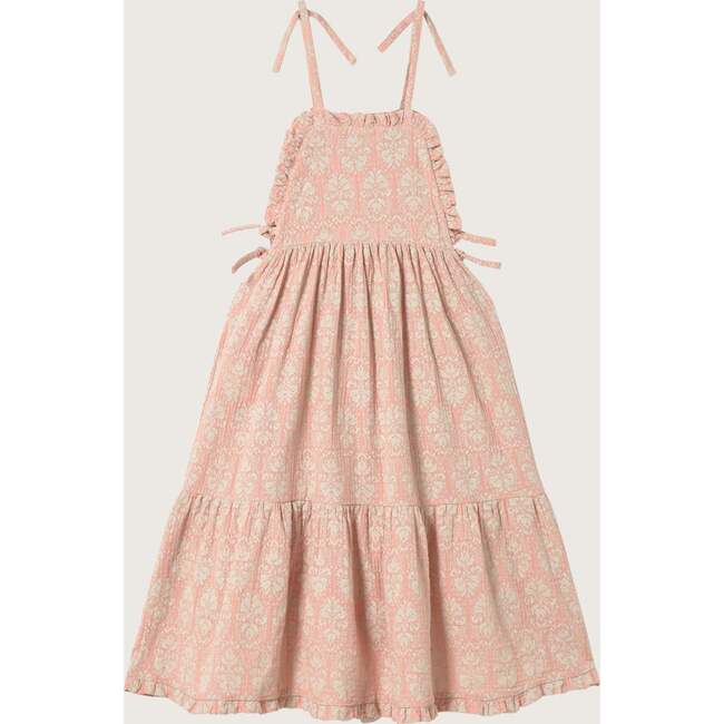 Pink Vintage Wallpaper Dress - Dresses - 2