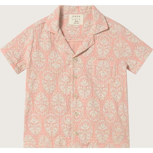 Pink Vintage Wallpaper Baby Shirt