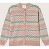 Openwork Stripes Cardigan - Cardigans - 1 - thumbnail