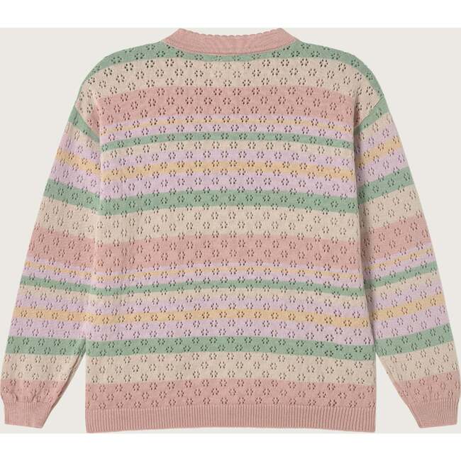 Openwork Stripes Cardigan - Cardigans - 3