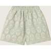 Green Vintage Wallpaper Shorts - Shorts - 1 - thumbnail