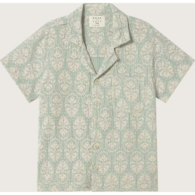 Green Vintage Wallpaper Shirt