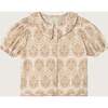 Floral Wallpaper Top - Blouses - 1 - thumbnail