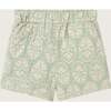 Green Vintage Wallpaper Baby Shorts - Shorts - 2