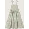 Green Vintage Wallpaper Dress - Dresses - 1 - thumbnail