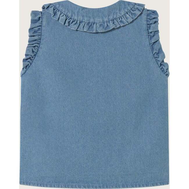 Denim Top - Blouses - 2