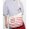 Medium Sutton Deluxe, Sandshell/Apple Charterstripe - Bags - 4