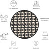 Courtyard Dory Indoor/Outdoor Rug, Black - Rugs - 4