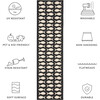 Courtyard Dory Indoor/Outdoor Rug, Black - Rugs - 7