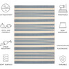 Courtyard Haley Indoor/Outdoor Rug, Blue - Rugs - 7