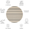 Courtyard Haley Indoor/Outdoor Rug, Grey - Rugs - 9