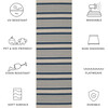 Courtyard Haley Indoor/Outdoor Rug, Navy - Rugs - 6