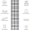 Courtyard Abigail Indoor/Outdoor Rug, Blue/Beige Plaid - Rugs - 7