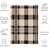 Courtyard Abigail Indoor/Outdoor Rug, Black/Beige Plaid - Rugs - 3