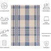 Courtyard Abigail Indoor/Outdoor Rug, Blue/Beige Plaid - Rugs - 8