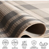 Courtyard Abigail Indoor/Outdoor Rug, Grey/Beige Plaid - Rugs - 7