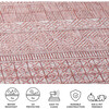 Courtyard Zoey Indoor/Outdoor Rug, Red - Rugs - 3