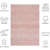 Courtyard Zoey Indoor/Outdoor Rug, Red - Rugs - 5