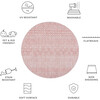 Courtyard Zoey Indoor/Outdoor Rug, Red - Rugs - 6