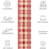 Courtyard Abigail Indoor/Outdoor Rug, Red/Beige Plaid - Rugs - 6