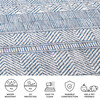 Courtyard Zoey Indoor/Outdoor Rug, Blue/Grey - Rugs - 3