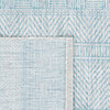 Courtyard Zoey Indoor/Outdoor Rug, Light Blue - Rugs - 3