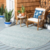 Courtyard Zoey Indoor/Outdoor Rug, Light Blue - Rugs - 4