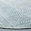 Courtyard Zoey Indoor/Outdoor Rug, Light Blue - Rugs - 5