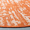 Courtyard Chloe Indoor/Outdoor Rug, Orange - Rugs - 4