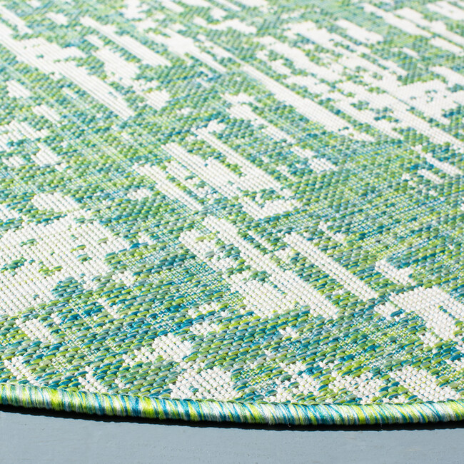 Courtyard Chloe Indoor/Outdoor Rug, Green - Rugs - 4