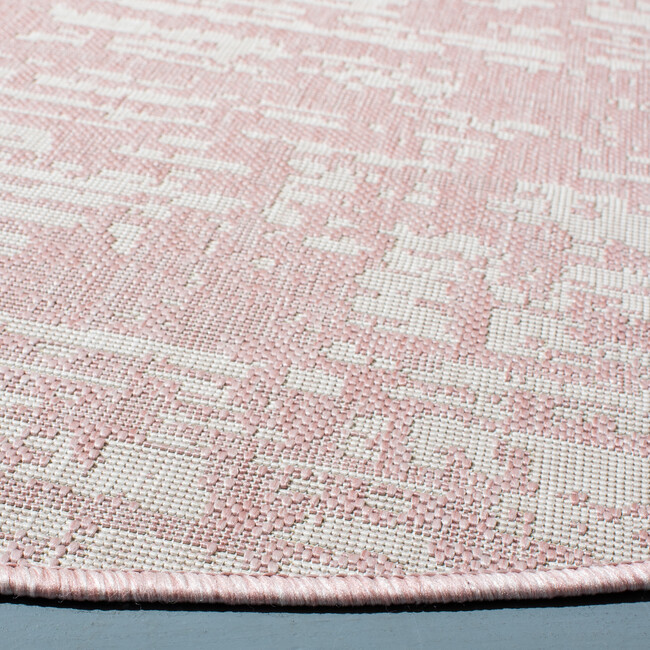 Courtyard Chloe Indoor/Outdoor Rug, Pink - Rugs - 3