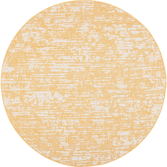 Courtyard Chloe Indoor/Outdoor Rug, Gold - Rugs - 6