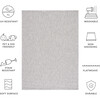 Courtyard Orion Indoor/Outdoor Rug, Grey - Rugs - 5